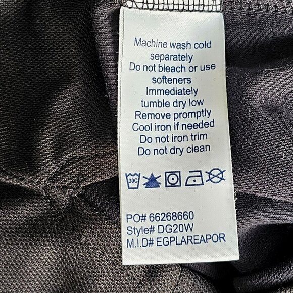 Meguiars Womens Polo Shirt by Devon & Jones V Neck Short Sleeve Sz XL Navy Blue - Picture 5 of 6